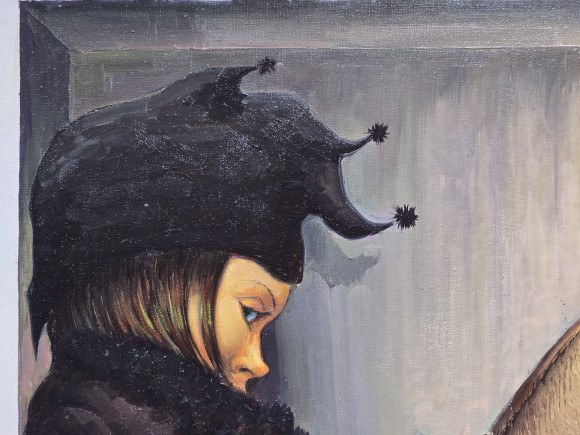 Картина Арлекін у темному, художник Сергій Аккерманець - продано