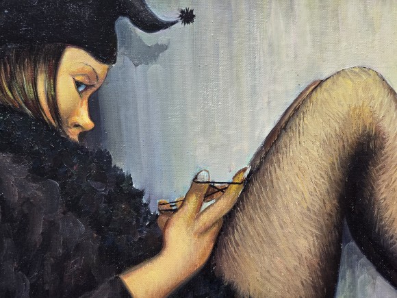 Картина Арлекін у темному, художник Сергій Аккерманець - продано