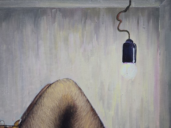 Картина Арлекін у темному, художник Сергій Аккерманець - продано