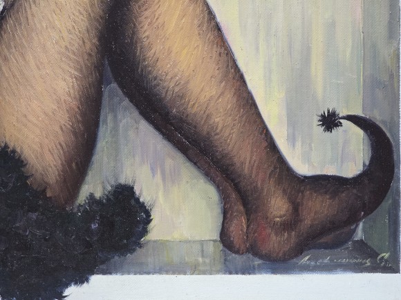 Картина Арлекін у темному, художник Сергій Аккерманець - продано