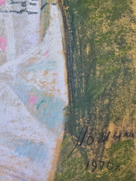 Картина Дівчинка у вінку, художник Костянтин Ломикін