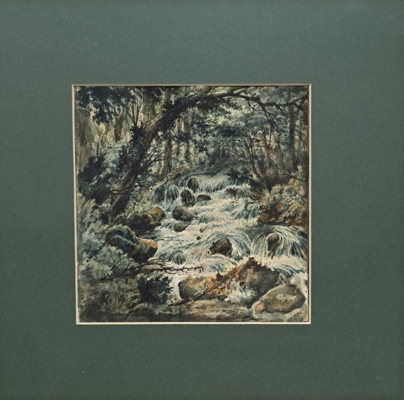 Картина Водоспад, художник Валентин Фельдман - продано