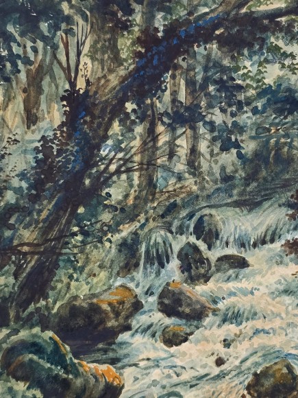 Картина Водоспад, художник Валентин Фельдман - продано