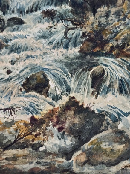 Картина Водоспад, художник Валентин Фельдман - продано