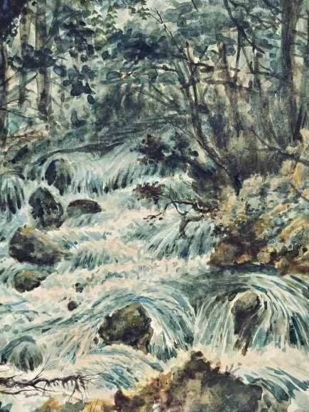 Картина Водоспад, художник Валентин Фельдман - продано