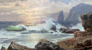 Painting Seascape, artist Alexey Ganzen - sold Painting Seascape, artist Alexey Ganzen - sold