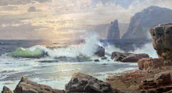 Картина Морской пейзаж, художник Алексей Ганзен