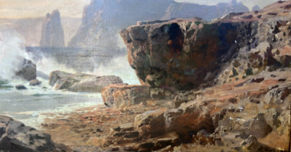 Картина Морський пейзаж, художник Олексій Ганзен - продана