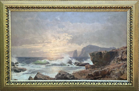 Картина Морський пейзаж, художник Олексій Ганзен - продана