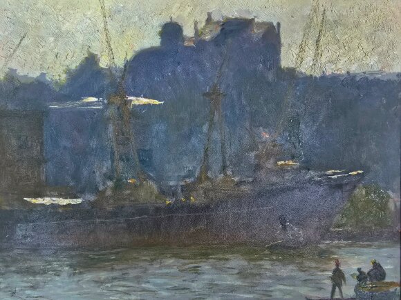 Картина У Порту, художник Альбін Гавдзинський