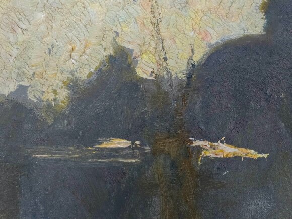 Картина У Порту, художник Альбін Гавдзинський