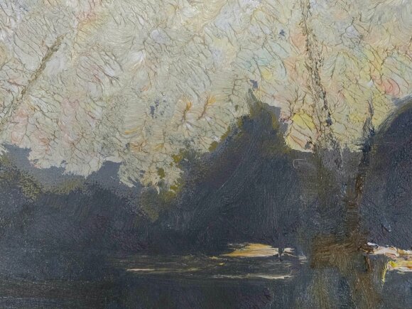 Картина У Порту, художник Альбін Гавдзинський