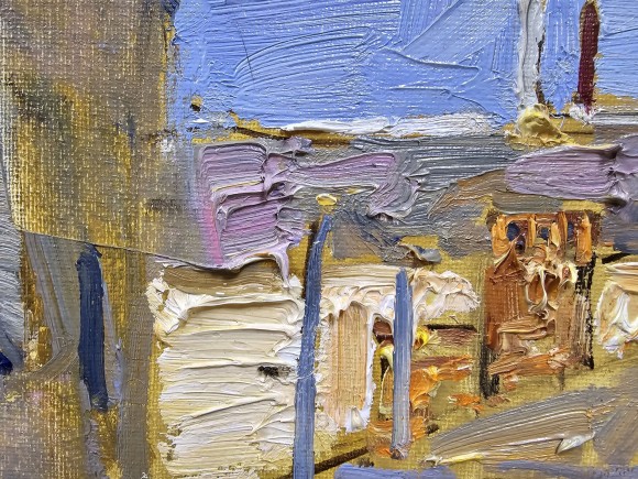 Картина Дворик на Канатній, художник Злата Шишман