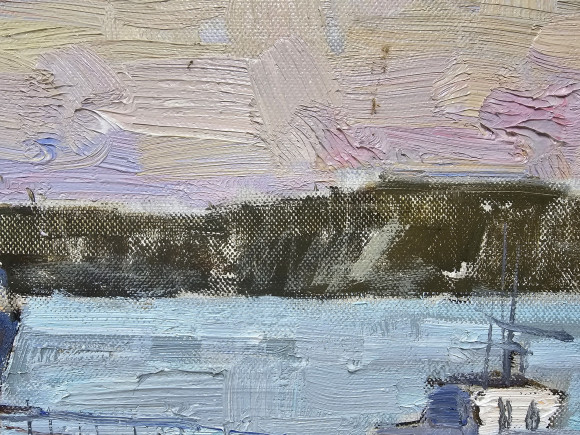 Картина Смарагдове дихання Дунаю, художник Злата Шишман - продано