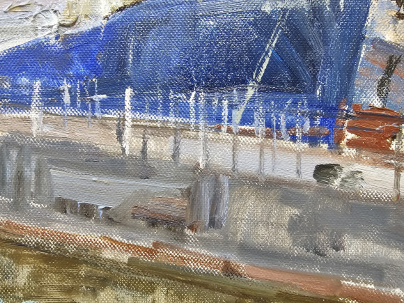 Картина Смарагдове дихання Дунаю, художник Злата Шишман - продано