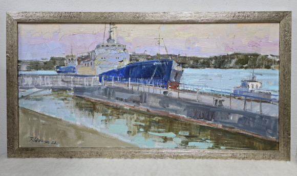 Картина Смарагдове дихання Дунаю, художник Злата Шишман - продано