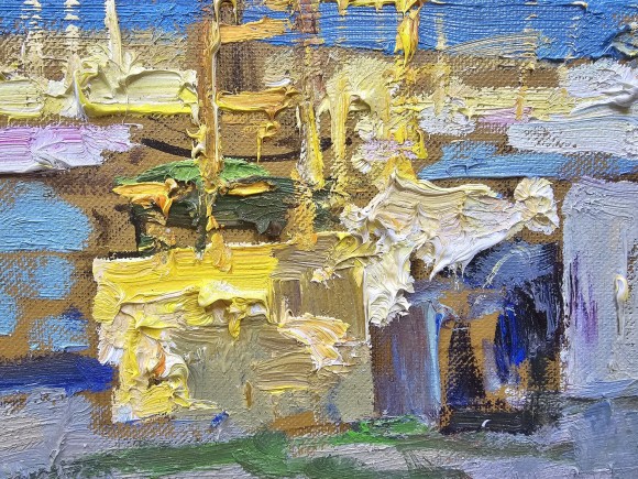 Painting Early September, artist Zlata Shishman