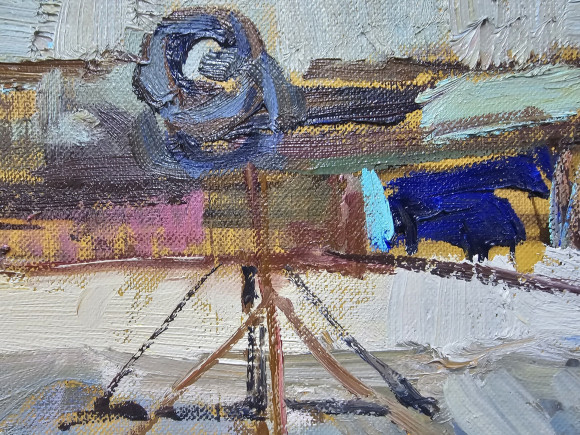 Painting Early September, artist Zlata Shishman