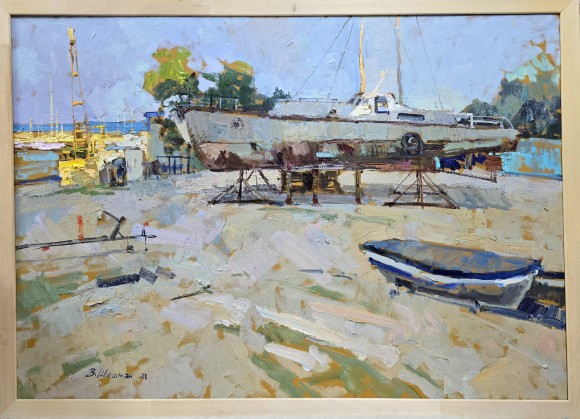 Painting Early September, artist Zlata Shishman