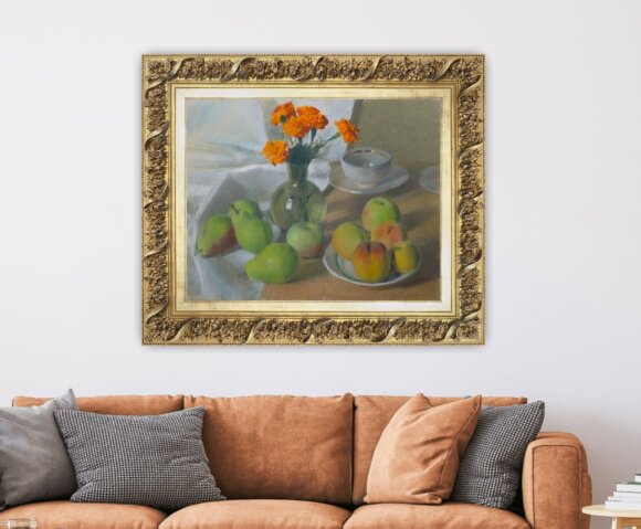 Painting Still Life with a Cup, artist Konstantin Lomykin-sold