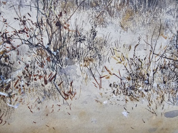 Painting Landscape with Horse, artist Gennady Ladyzhensky - sold