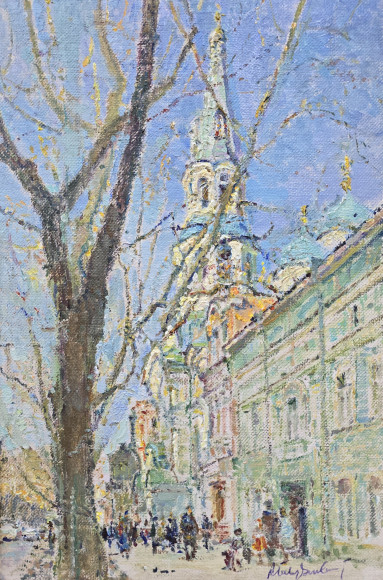 Painting Beginning of April, artist Gavdzinsky Albin