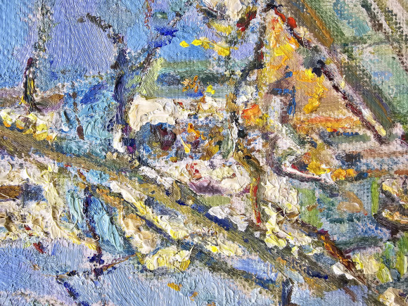 Painting Beginning of April, artist Gavdzinsky Albin