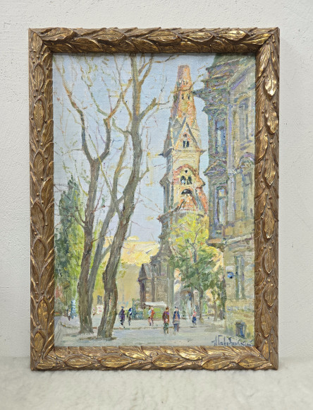 Картина Кирха, художник Гавдзинский Альбин