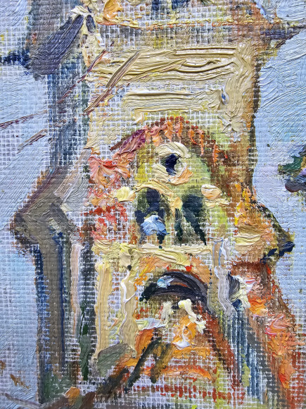 Картина Кирха, художник Гавдзинский Альбин