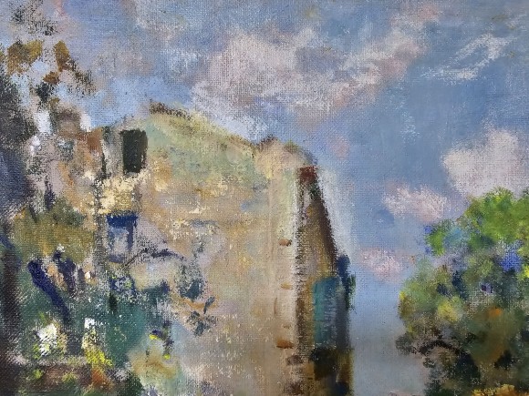 Картина Одесский переулок, Художник Владимир Литвиненко