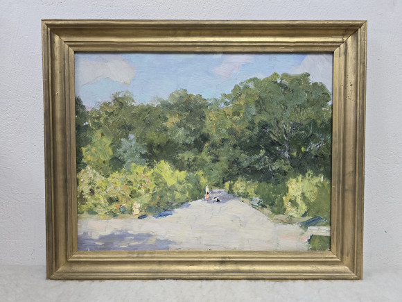 Картина Аллея в санатории, художник Шелюто Николай