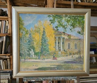 Картина Археологічний музей, Художник Альбін Гавдзинський - sold