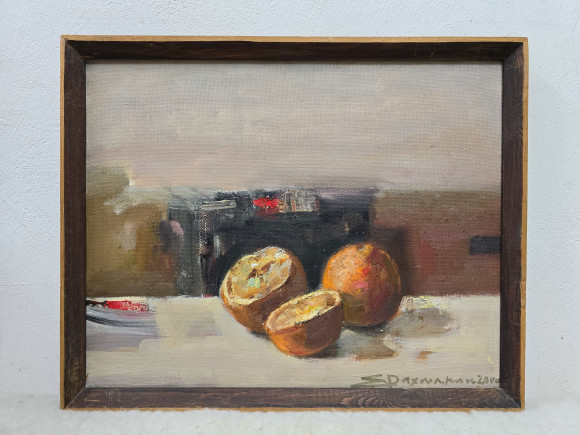 Картина Натюрморт з апельсинами, художник Рахманін Євген - продано