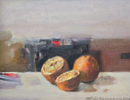 Painting Still life with oranges, artist Evgeniy Rakhmanin - sold Painting Still life with oranges, artist Evgeniy Rakhmanin - sold