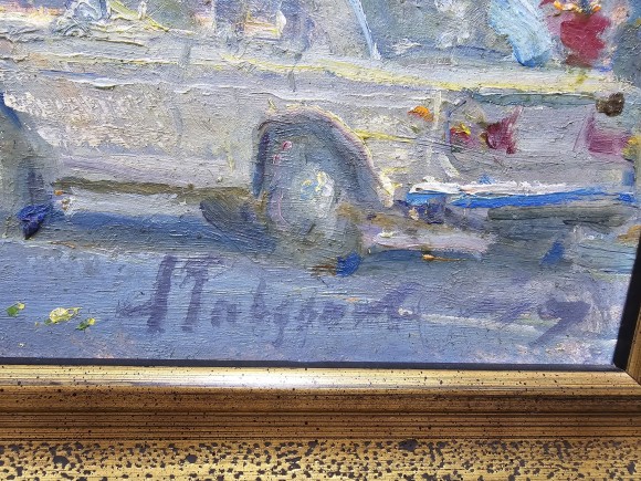 Painting PHILARMONY, Artist Albin Gawdzinski - sold