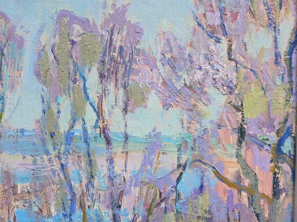 Painting Spring landscape, artist Glushchenko Nikolay - sold