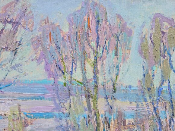 Painting Spring landscape, artist Glushchenko Nikolay - sold