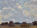Painting Landscape with stacks, artist Vladimir Litvinenko