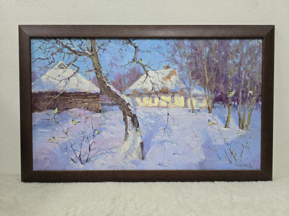 Картина Стайка синичок, художник Ступка Сергій - продано 