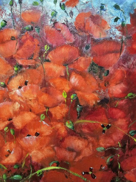 Painting The Way Back is not sought and loaded do not go..., Artist Elena Ilyicheva - sold