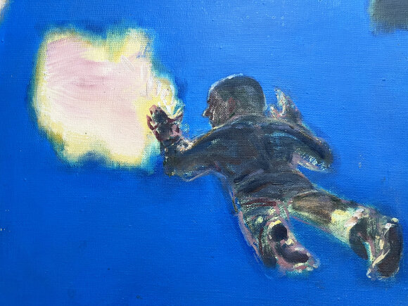 Картина В полете, художник Кабаченко Владимир