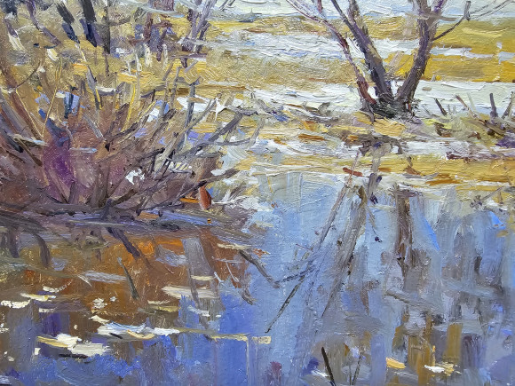 Картина Весняна вода, художник Ступка Сергій