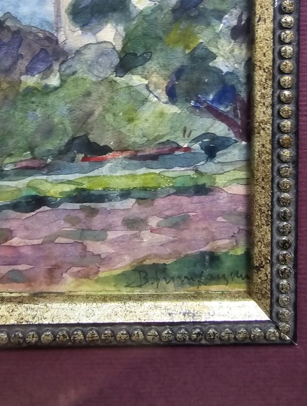  Painting Landscape, Artist Vladimir Krihatsky