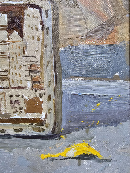 Painting Late Autumn, artist Zlata Shishman