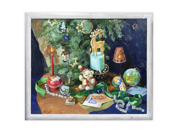 Картина Скоро Новый год, художник Лоза Наталья