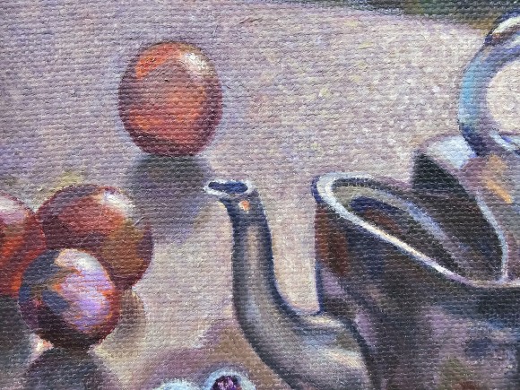 Картина Натюрморт с бабочкой, художник Румянцева М.С. - продано