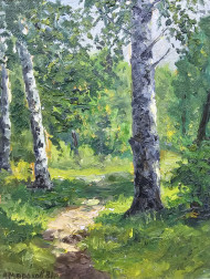Картина Берёзки, художник Евгений Морозов Картина Берёзки, художник Евгений Морозов