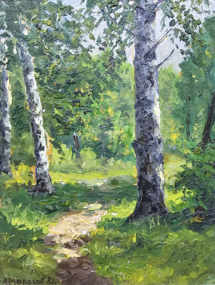 Картина Березки, художник Євген Морозов