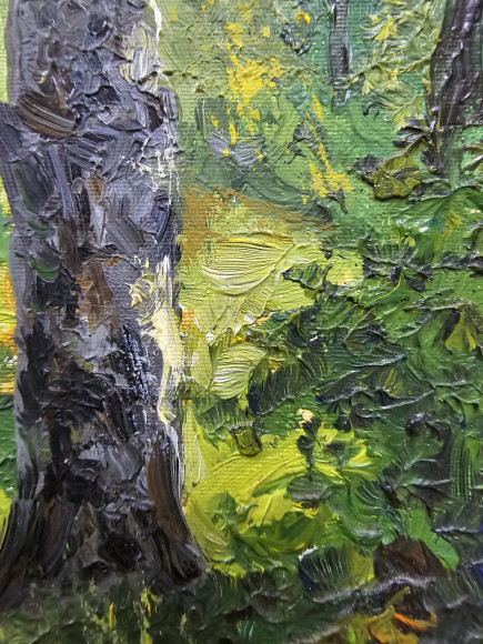 Картина Березки, художник Євген Морозов