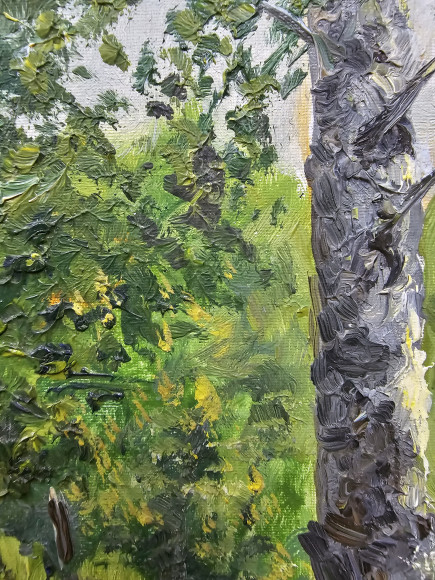 Картина Березки, художник Євген Морозов